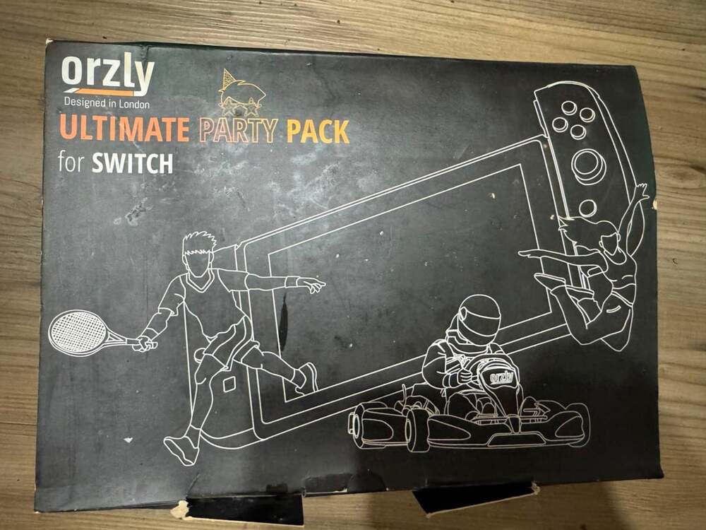 Orzly Ultimate Party Pack for Nintendo Switch Accessories Bundle